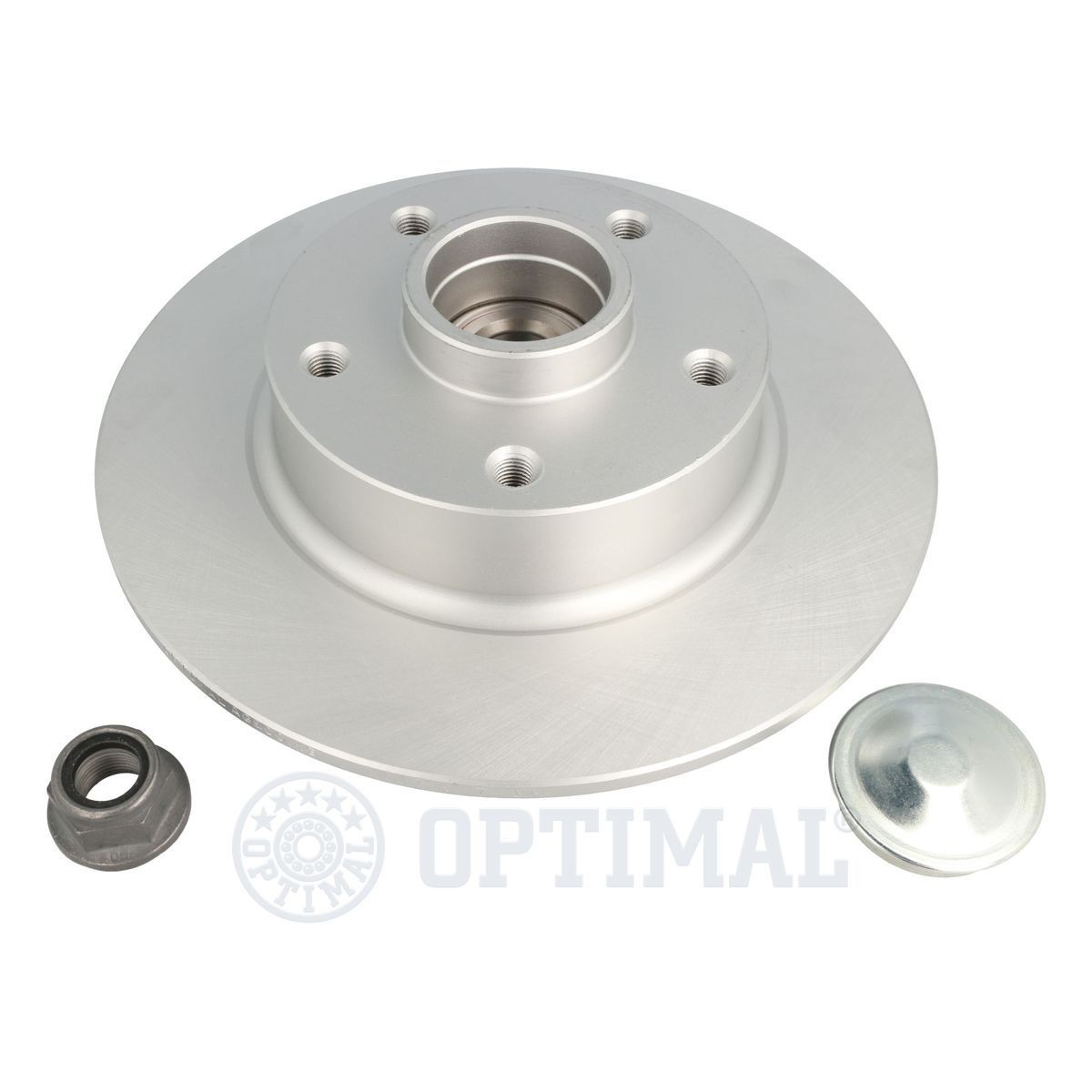 Brake rotors OPTIMAL 260x8mm, 5/5, solid, Coated - 702983BS4