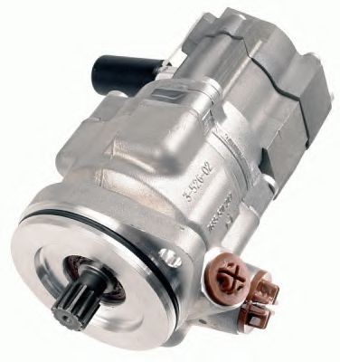ZF LENKSYSTEME 8001 874 Power steering pump 180 bar, Tandem Pump, Anticlockwise rotation, Right Connector, Bottom Connector, Left Connector