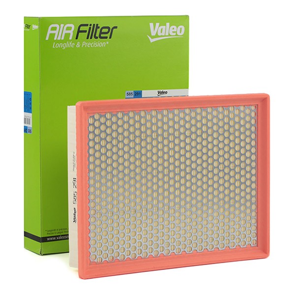 VALEO 51mm, 235mm, 297mm, Filter Insert Length: 297mm, Width: 235mm, Height: 51mm Engine air filter 585291 buy