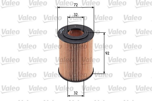 Great value for money - VALEO Oil filter 586568