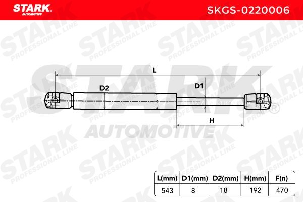 STARK Gas struts SKGS-0220006 for BMW E91