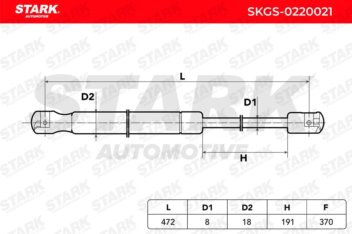 STARK Gas struts SKGS-0220021
