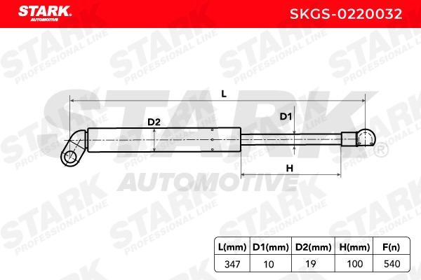 STARK Gas struts SKGS-0220032 for BMW E39