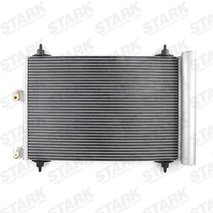 STARK SKCD-0110022 Air conditioning condenser with dryer, 14,4mm, 11mm, Aluminium, R 134a, 362mm