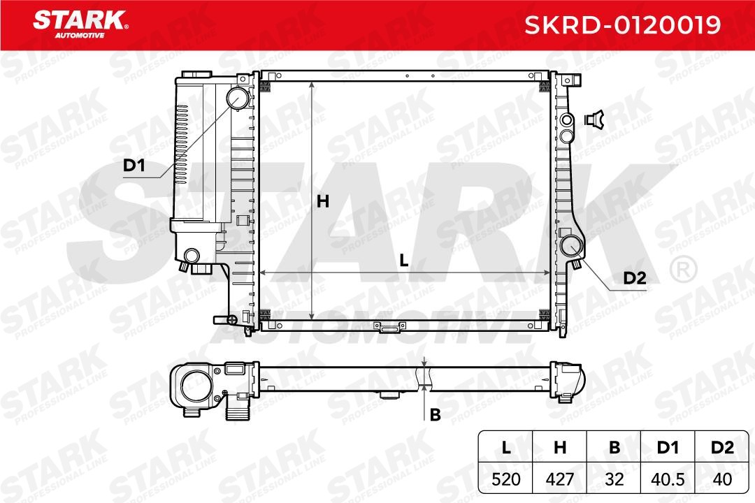 SKRD0120019 Engine cooler STARK SKRD-0120019 review and test