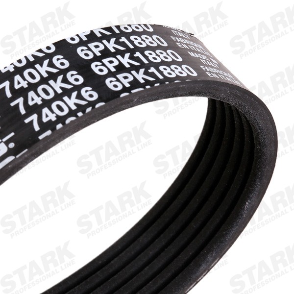 STARK SK-6PK1880 Aux belt 1880mm, 6, EPDM (ethylene propylene diene Monomer (M-class) rubber), Polyester