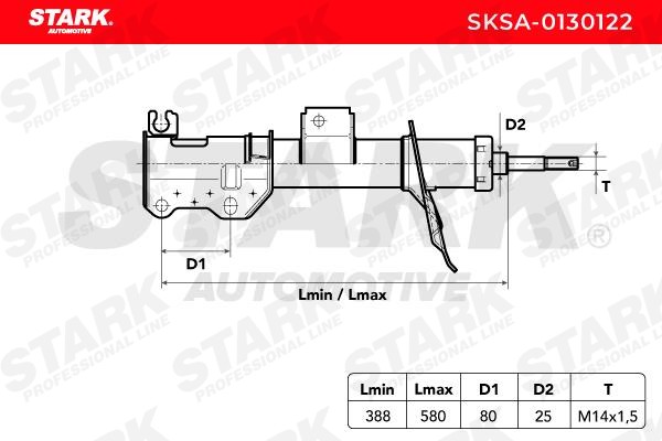 SKSA0130122 Federbein STARK SKSA-0130122 - Große Auswahl - stark reduziert