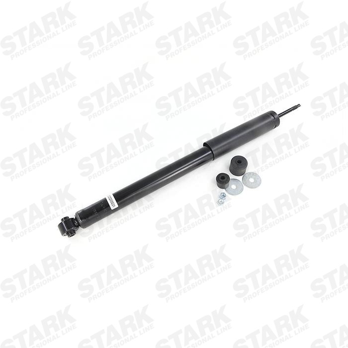 STARK SKSA-0130010 Shock absorber Rear Axle, Gas Pressure, 570x382 mm, Twin-Tube, Absorber does not carry a spring, Bottom eye, Top pin