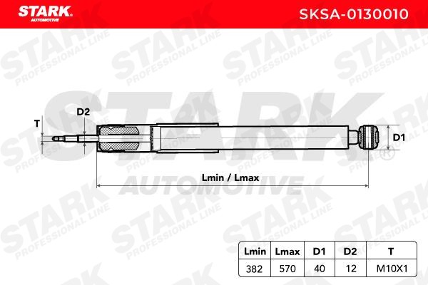 SKSA0130010 Suspension dampers STARK SKSA-0130010 review and test