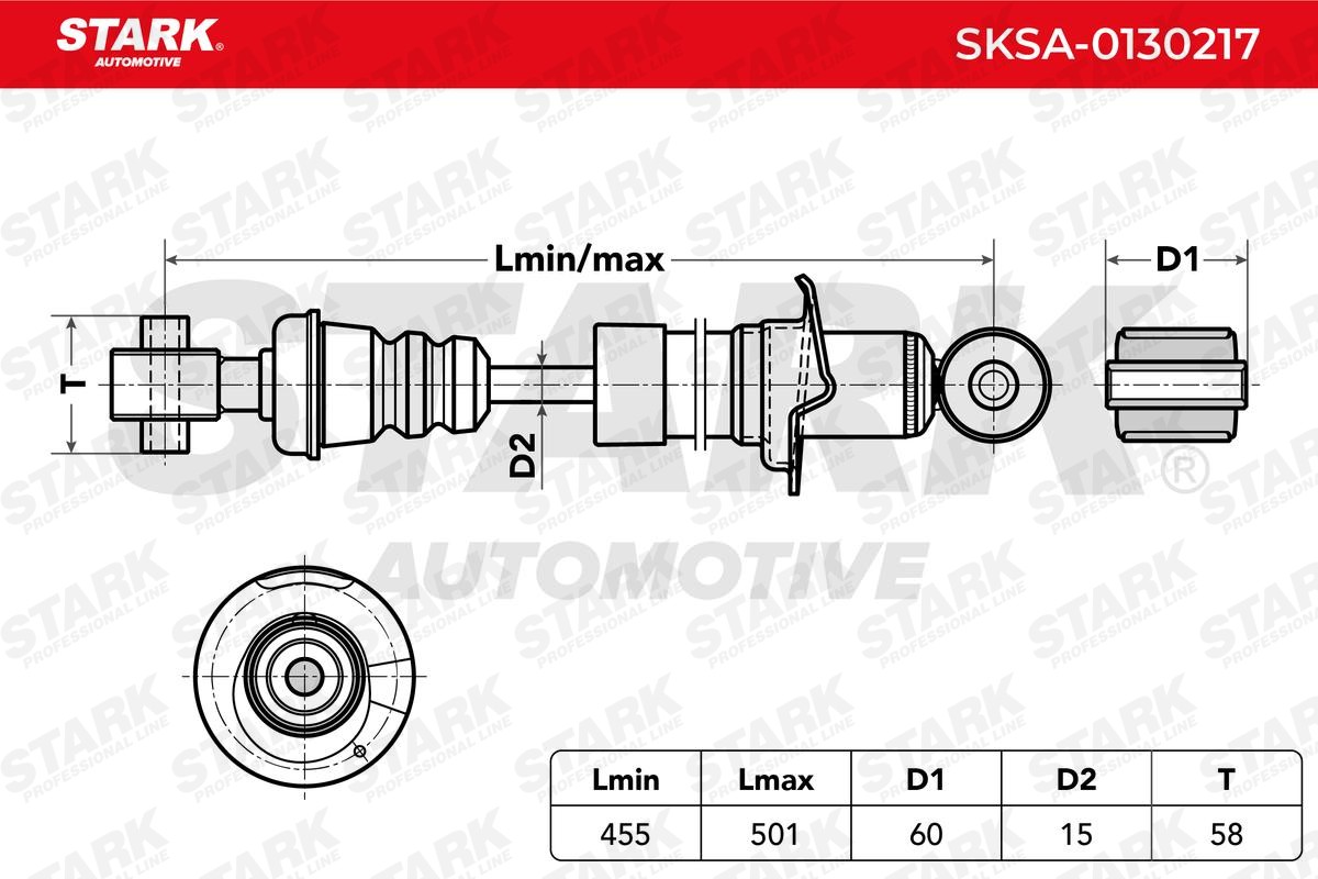 STARK Shock absorbers SKSA-0130217 buy online