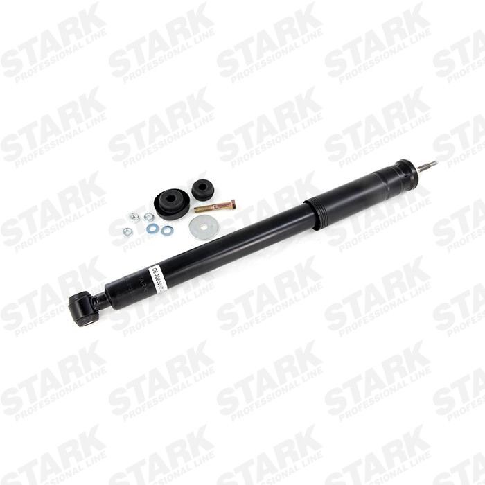 STARK SKSA-0130064 Shock absorber Front Axle, Gas Pressure, 530x440 mm, Twin-Tube, Absorber does not carry a spring, Top pin, Bottom eye