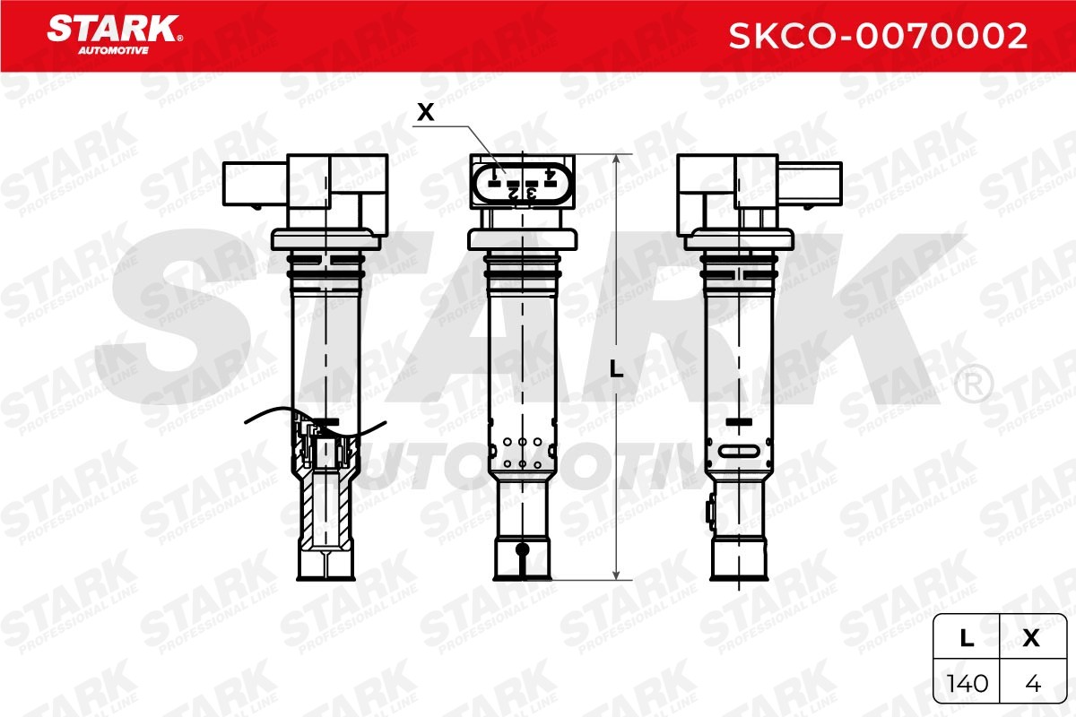 SKCO0070002 Ignition coils STARK SKCO-0070002 review and test