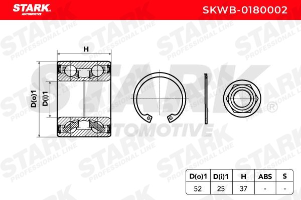 SKWB0180002 Radlager STARK SKWB-0180002 - Große Auswahl - stark reduziert