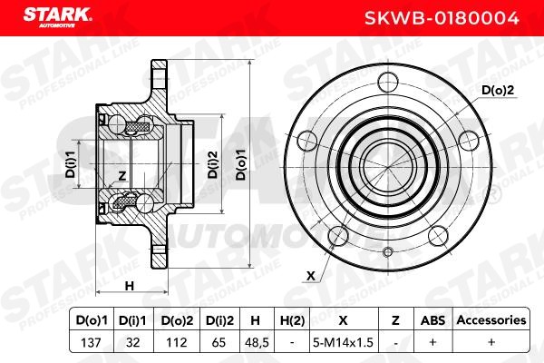 STARK Wheel bearing SKWB-0180004 buy online