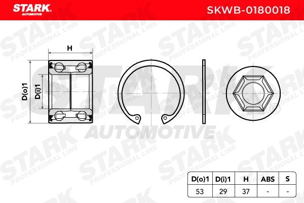 STARK Hub bearing SKWB-0180018