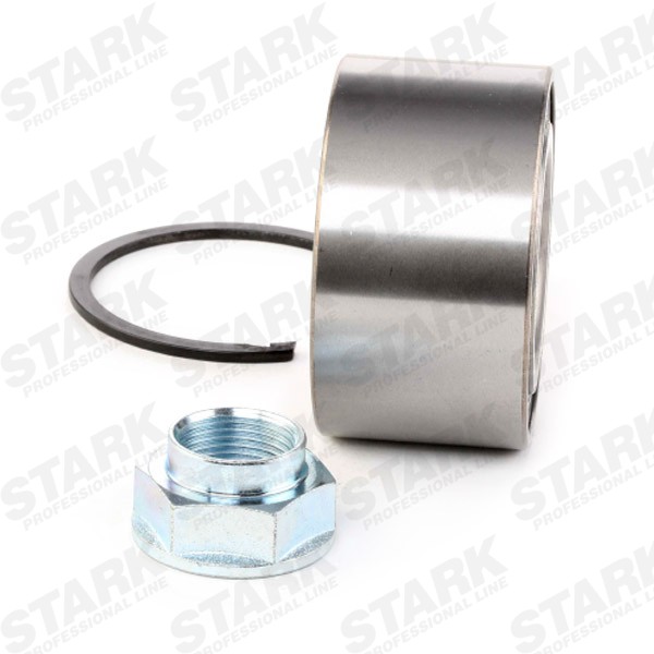 SKWB-0180057 Hub bearing & wheel bearing kit SKWB-0180057 STARK Front axle both sides, with retaining ring, with nut, 73,0 mm