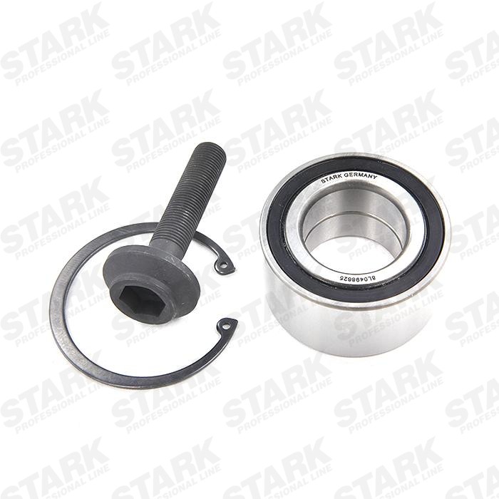 STARK SKWB-0180103 Wheel bearing kit Front Axle Left, Front Axle Right, with retaining ring, with screw, with nut, 74 mm, Angular Ball Bearing