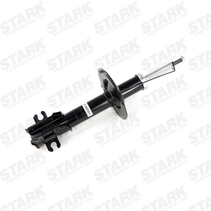 STARK SKSA-0130059 Shock absorber Front Axle, Gas Pressure, 594, 545x416, 378 mm, Twin-Tube, cannot be set/adjusted, Suspension Strut, Top pin, Bottom Clamp, Bottom Plate
