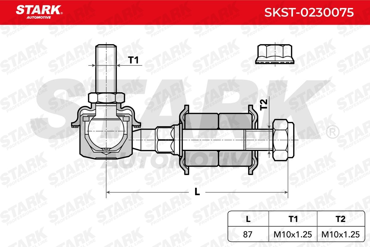 SKST0230075 Anti-roll bar links STARK SKST-0230075 review and test