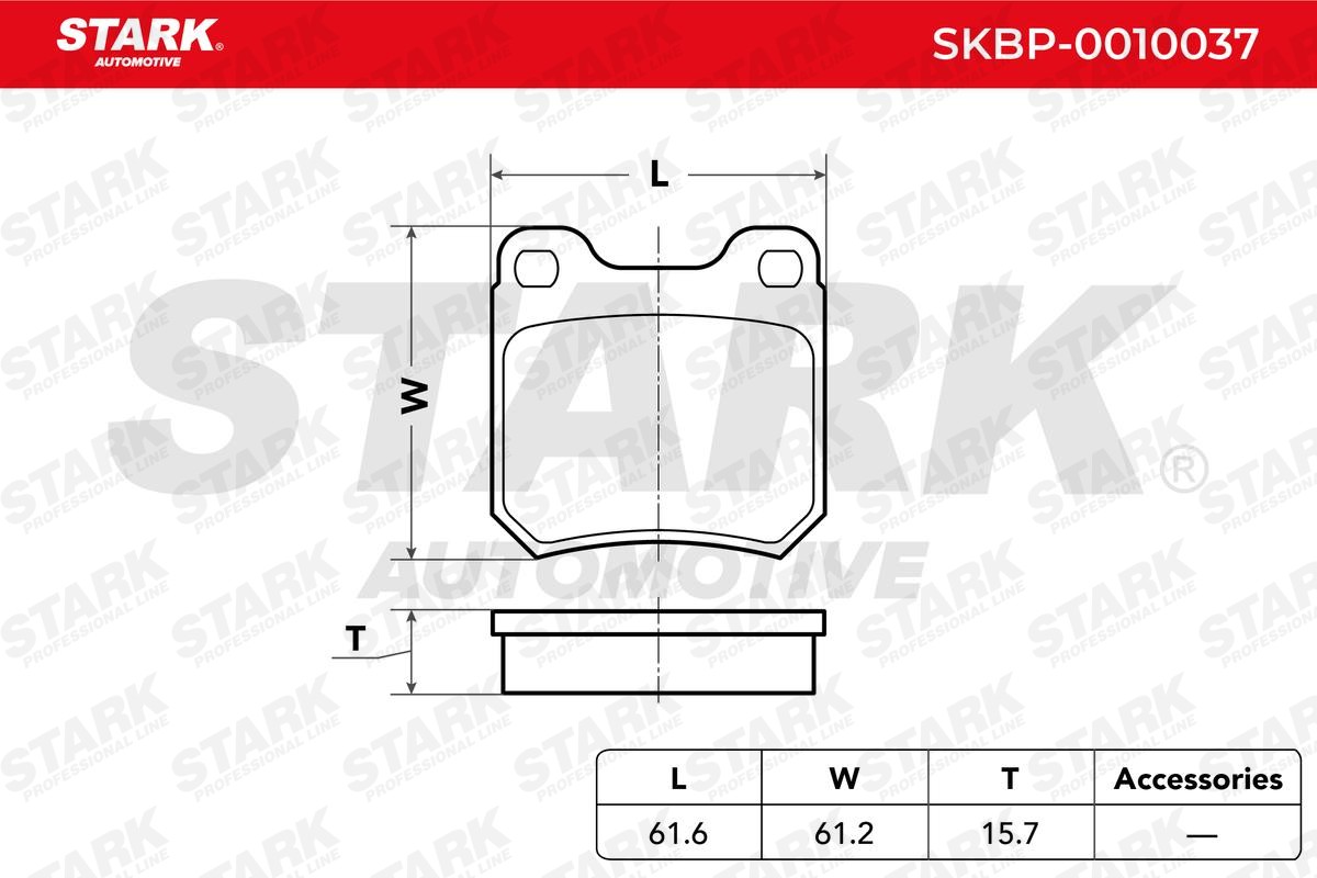 SKBP0010037 Bremsbeläge STARK SKBP-0010037 - Große Auswahl - stark reduziert