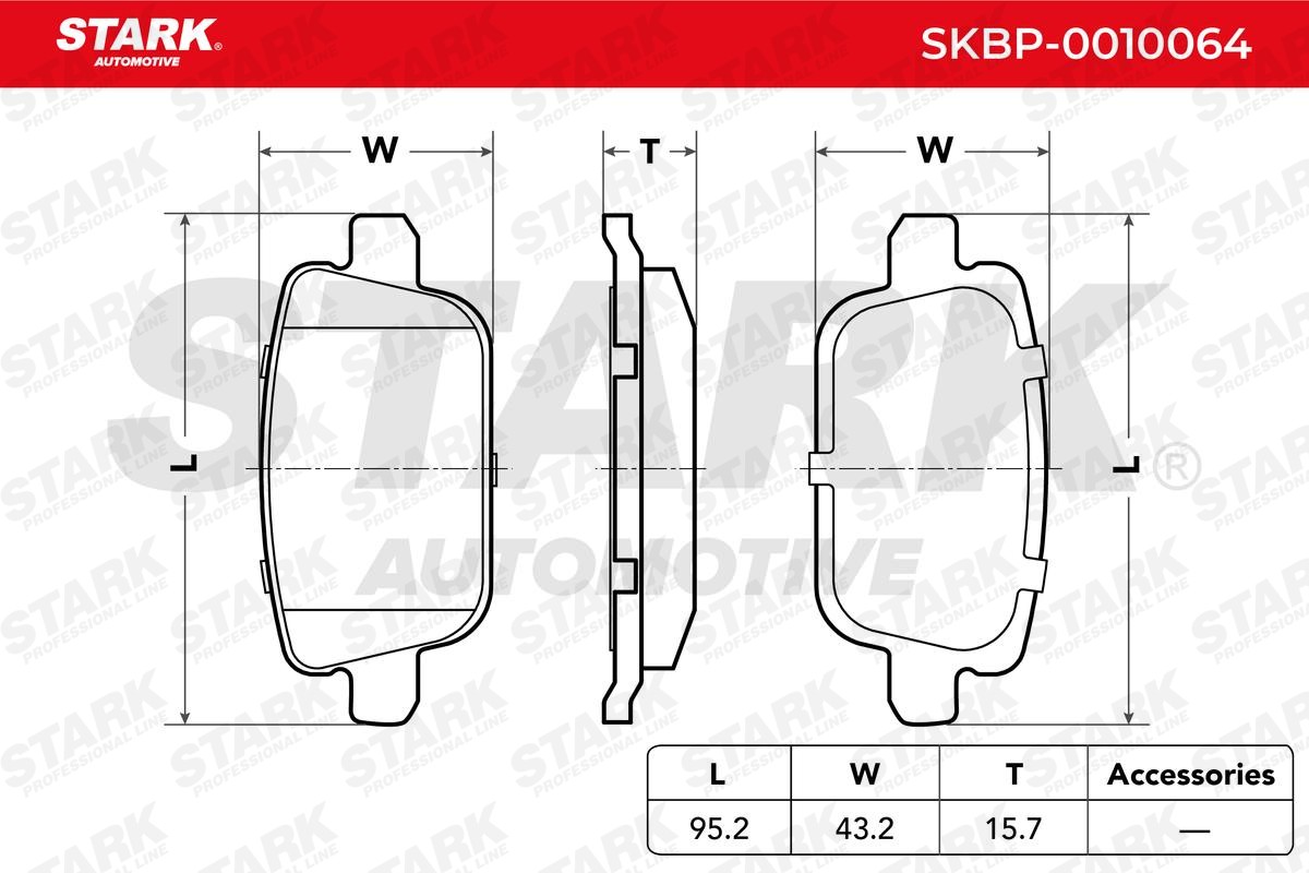 STARK Brake pad kit SKBP-0010064