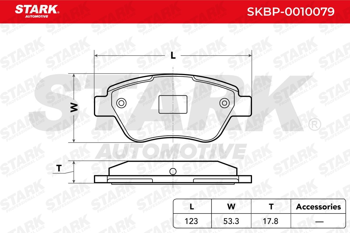 STARK Brake pad kit SKBP-0010079