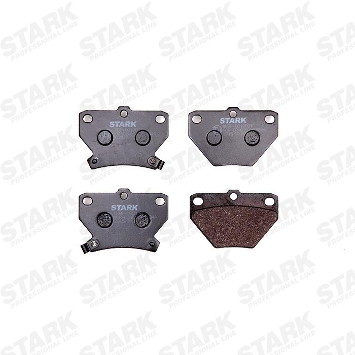 STARK SKBP-0010097 Brake pad set Rear Axle, with acoustic wear warning