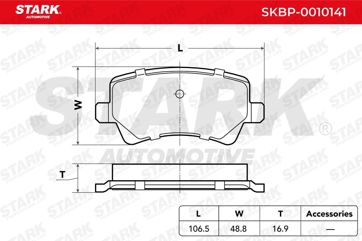 STARK Brake pad kit SKBP-0010141