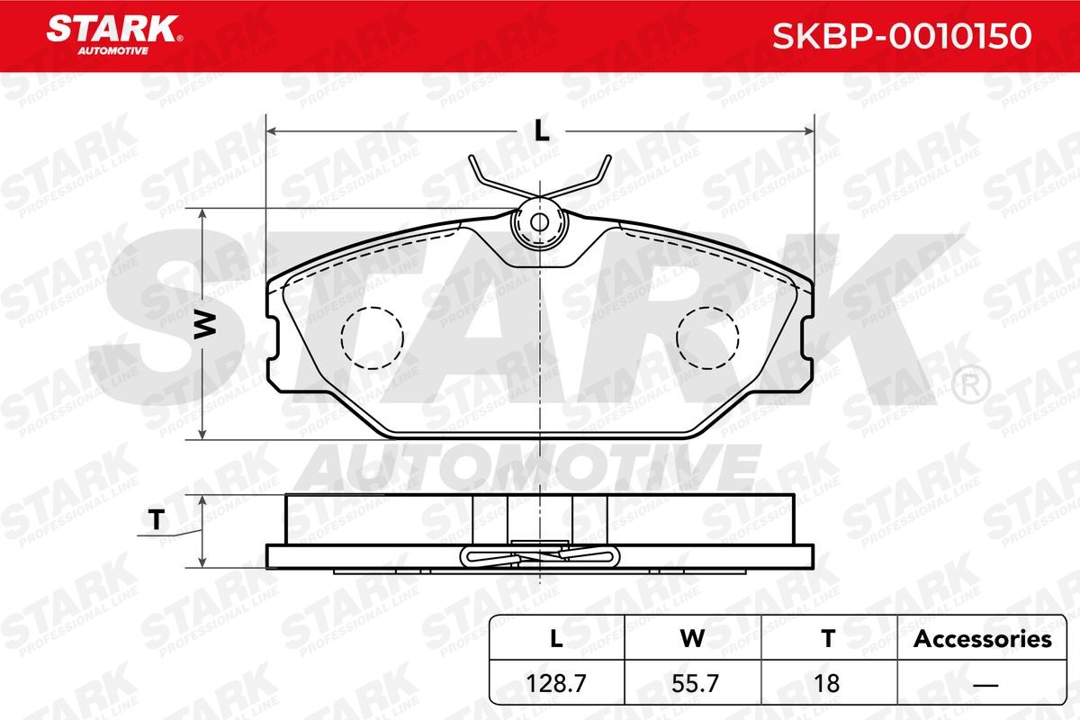 SKBP0010150 Disc brake pads STARK SKBP-0010150 review and test