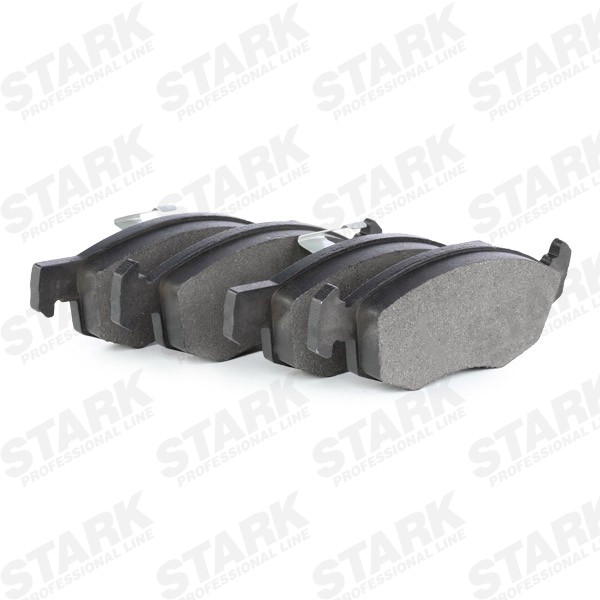 SKBP-0010230 Set of brake pads SKBP-0010230 STARK Front Axle, not prepared for wear indicator, with piston clip