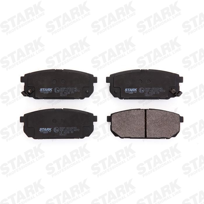 STARK SKBP-0010240 Brake pad set with acoustic wear warning, without accessories