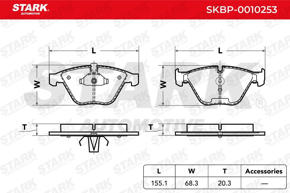 STARK | Bremsklötze SKBP-0010253