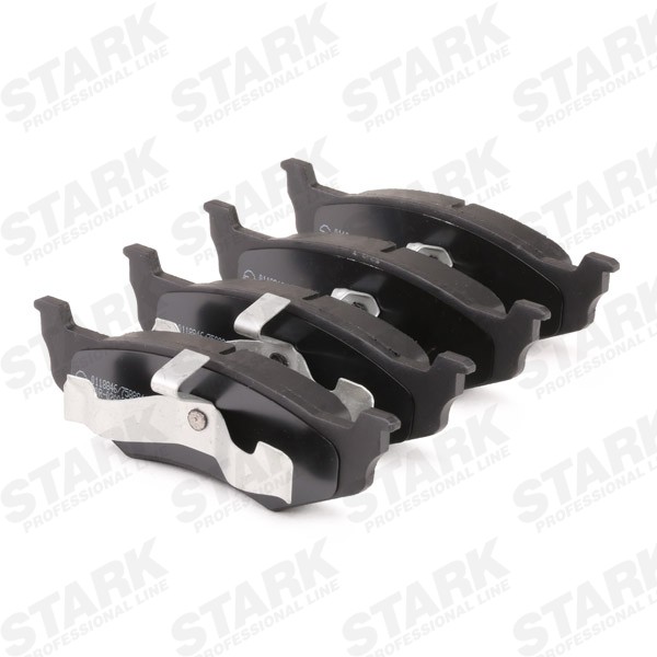 SKBP-0010261 Set of brake pads SKBP-0010261 STARK Rear Axle, with piston clip