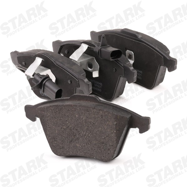 SKBP-0010263 Set of brake pads SKBP-0010263 STARK Front Axle, with integrated wear sensor, with piston clip