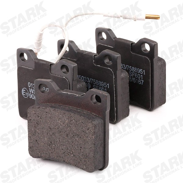 SKBP-0010266 Set of brake pads SKBP-0010266 STARK Rear Axle, with integrated wear sensor