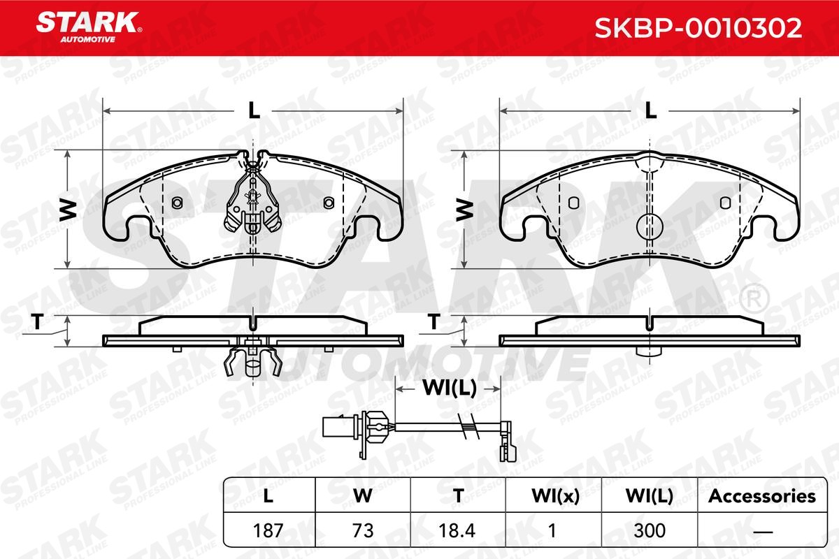 SKBP0010302 Disc brake pads STARK SKBP-0010302 review and test