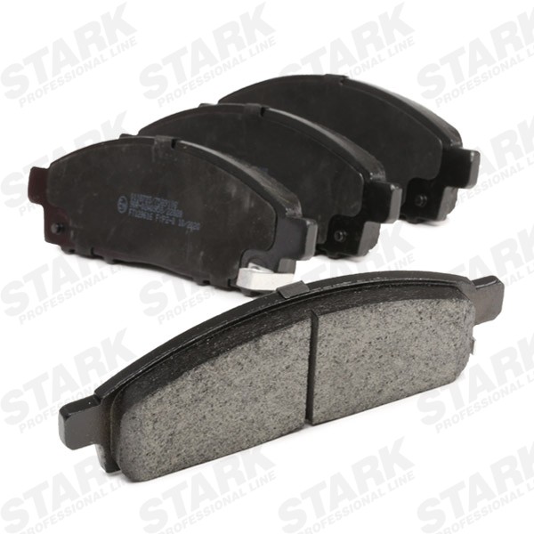 SKBP-0010441 Set of brake pads SKBP-0010441 STARK Front Axle, incl. wear warning contact, with accessories