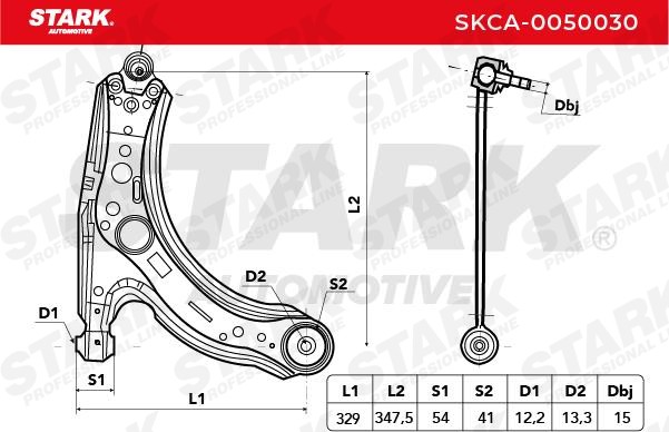 SKCA0050030 Track control arm STARK SKCA-0050030 review and test