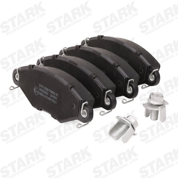 SKBP-0010065 Set of brake pads SKBP-0010065 STARK Front Axle, excl. wear warning contact