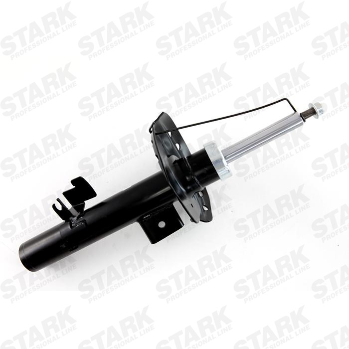STARK SKSA-0130148 Shock absorber Front Axle Right, Gas Pressurex22 mm, Twin-Tube, Suspension Strut, Bottom Plate, Top pin, Bottom Clamp