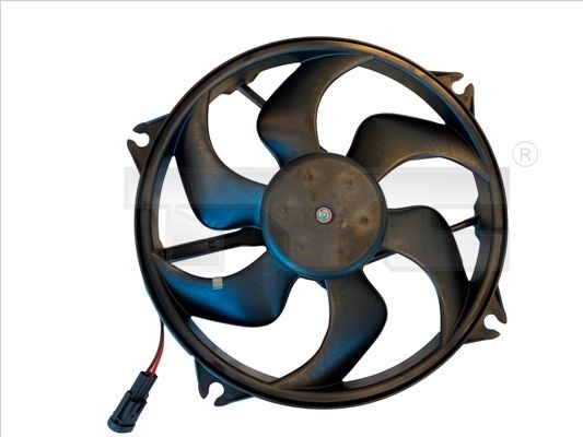 TYC 805-0011 Fan, radiator Ø: 380 mm, 320W, with radiator fan shroud