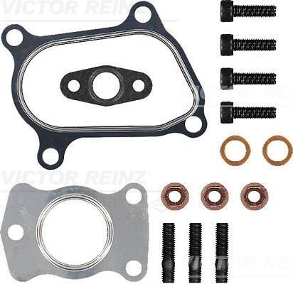 REINZ 04-10177-01 Mounting kit, exhaust system PEUGEOT 607 2000 in original quality