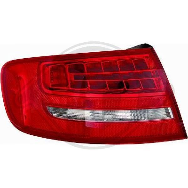 DIEDERICHS 1018790 Rear light Right, Outer section, PY21W, W16W, LED, without bulb holder