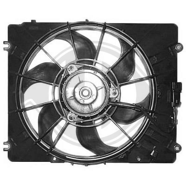 Honda Fan, radiator DIEDERICHS 5240102 at a good price