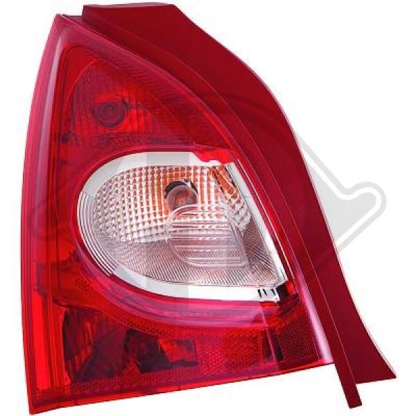 DIEDERICHS Rear light left and right RENAULT TWINGO II (CN0_) new 4482091