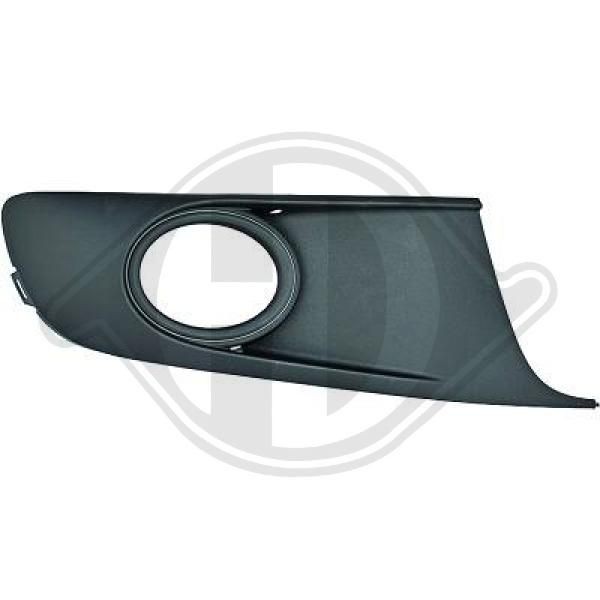 DIEDERICHS Fitting Position: Right, Vehicle Equipment: for vehicles with front fog light Ventilation grille, bumper 2296046 buy