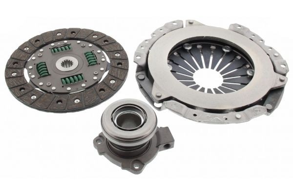 10704 MAPCO Clutch set OPEL three-piece, with central slave cylinder, 190mm