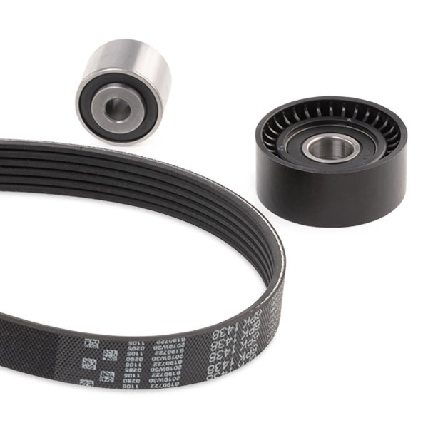 K016PK1438 Serpentine belt kit T36032 GATES FleetRunner™ Micro-V® Stretch Fit™