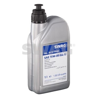 SWAG 30 94 0580 Transmission fluid 75W-80, Capacity: 1l