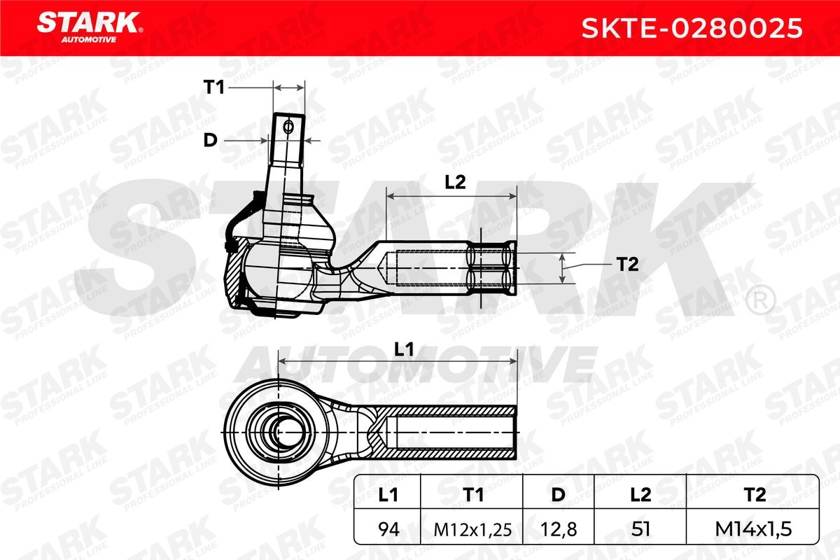 STARK Outer tie rod SKTE-0280025